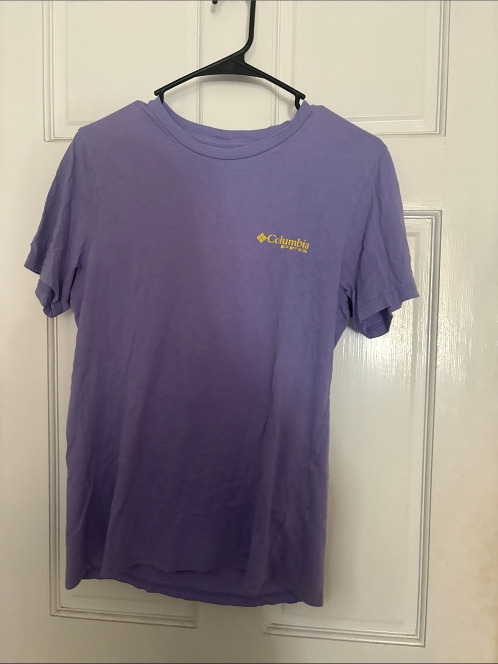Columbia Lavender Purple Short Sleeve Logo Tee